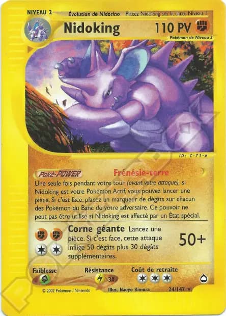Nidoking — Aquapolis