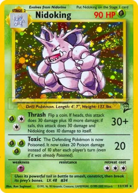 Nidoking — Base Set 2