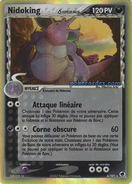 Nidoking — EX Dragon Frontiers