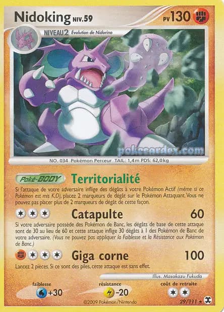 Nidoking — Platinum—Rising Rivals